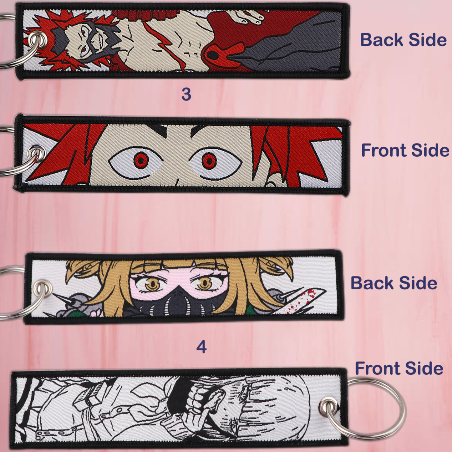 Embroidered - Anime Inspired Keychain