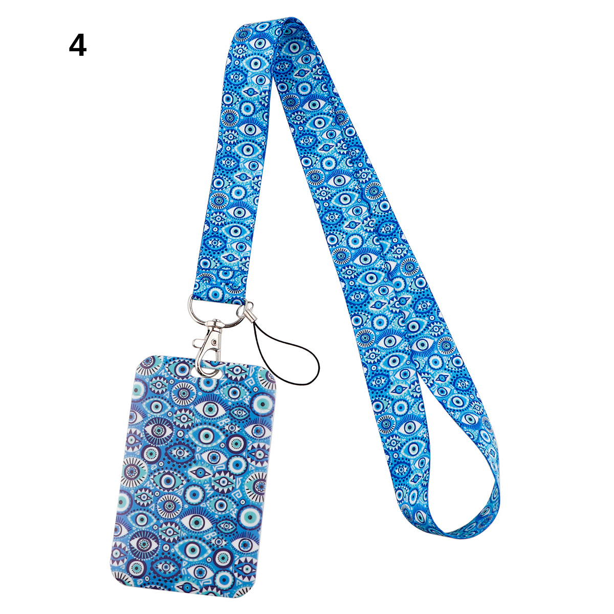 Turkish Evil Eye ID-Card Holder - Phone Strap and Keychain - Cute Pass Holder