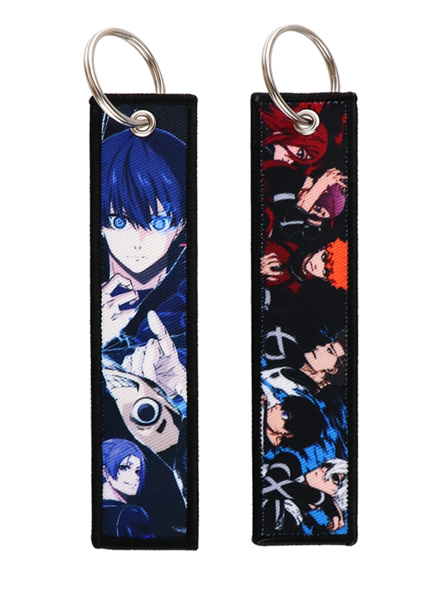 Double-Sided Emdroided Anime Keychain โ Football-Inspired Cutie!