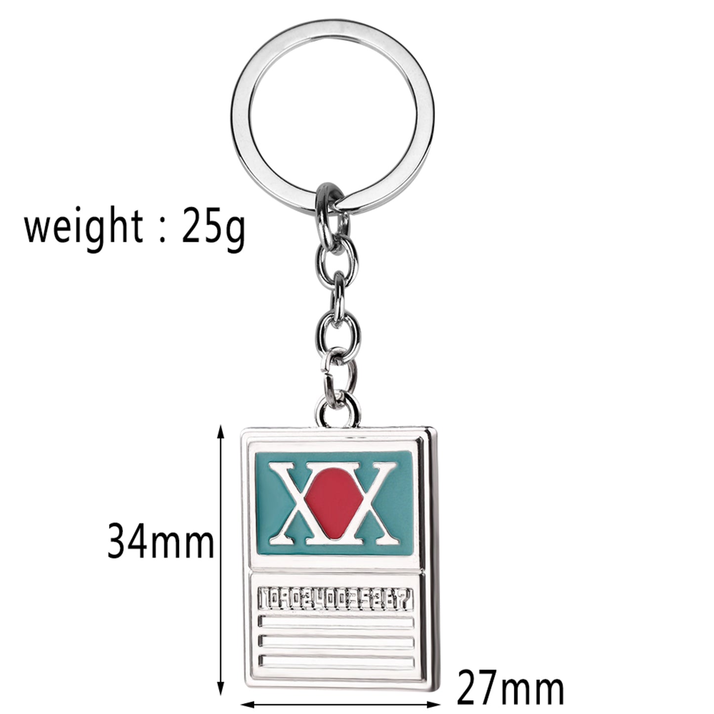 Hunter x Hunter Hunter License Keychain - Anime Merch, Kawaii Keychain, and Cosplay Prop