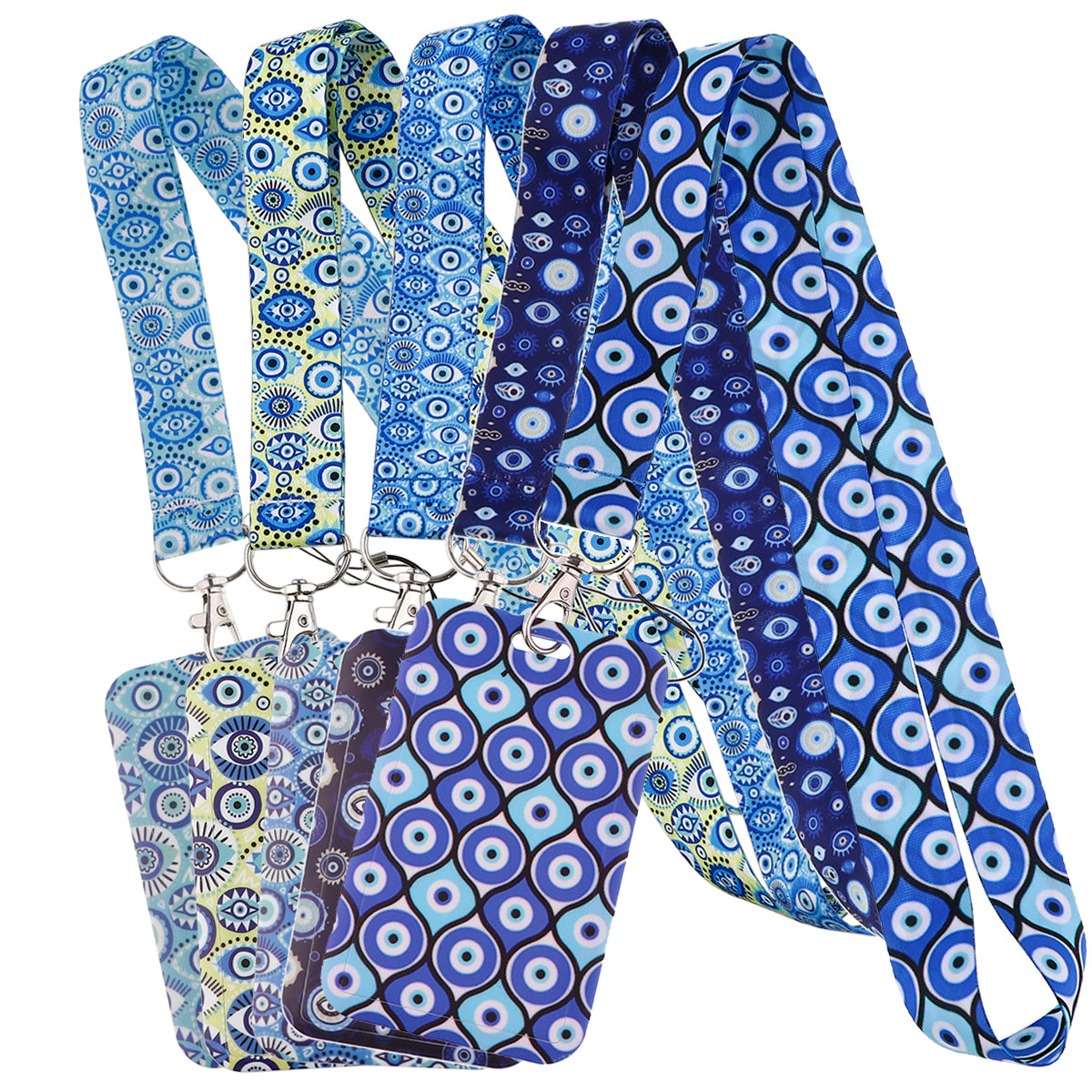 Turkish Evil Eye ID-Card Holder - Phone Strap and Keychain - Cute Pass Holder
