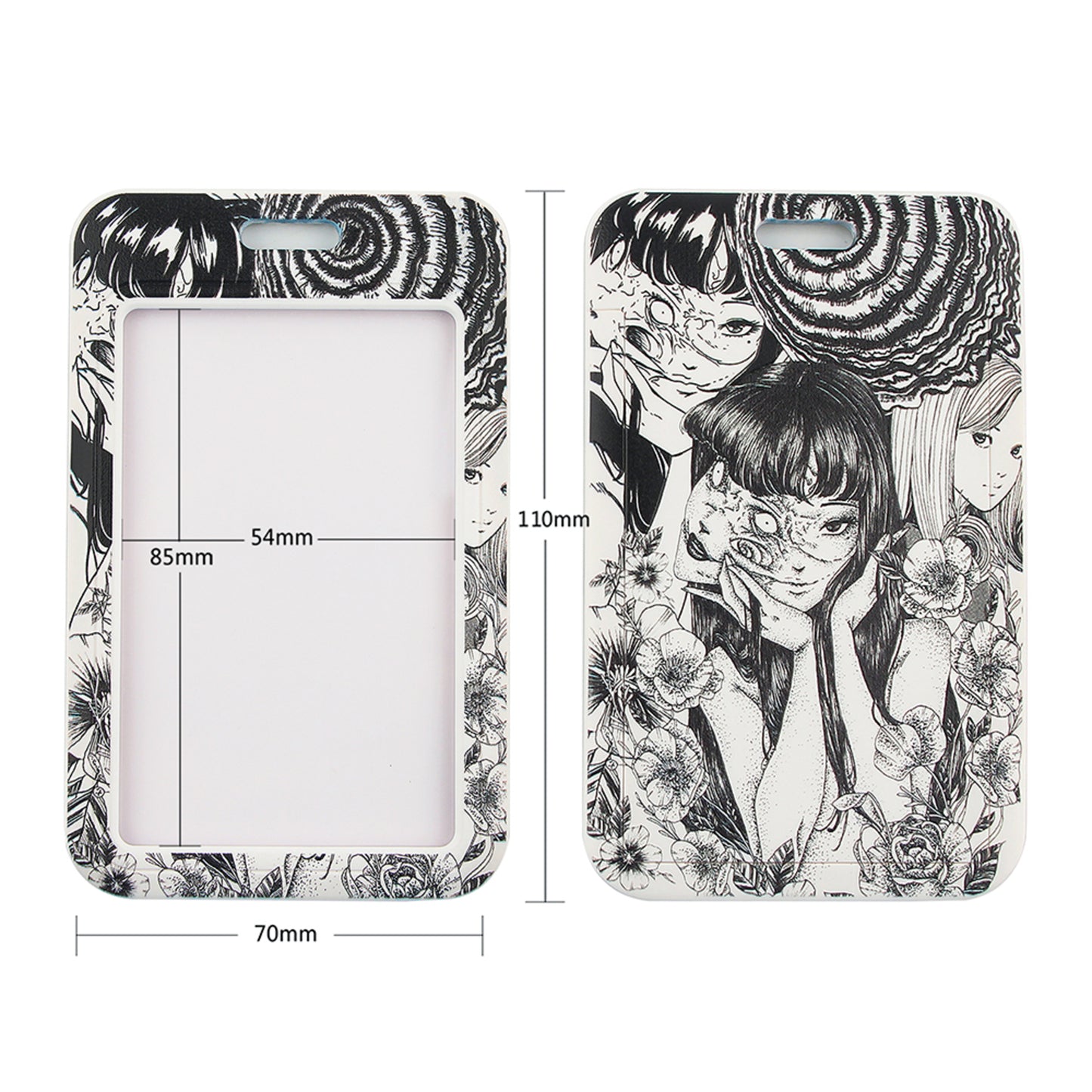 Embrace the Enigma: Unveil Horror-Inspired Elegance with Our Anime Card Holder and Keychain Duo