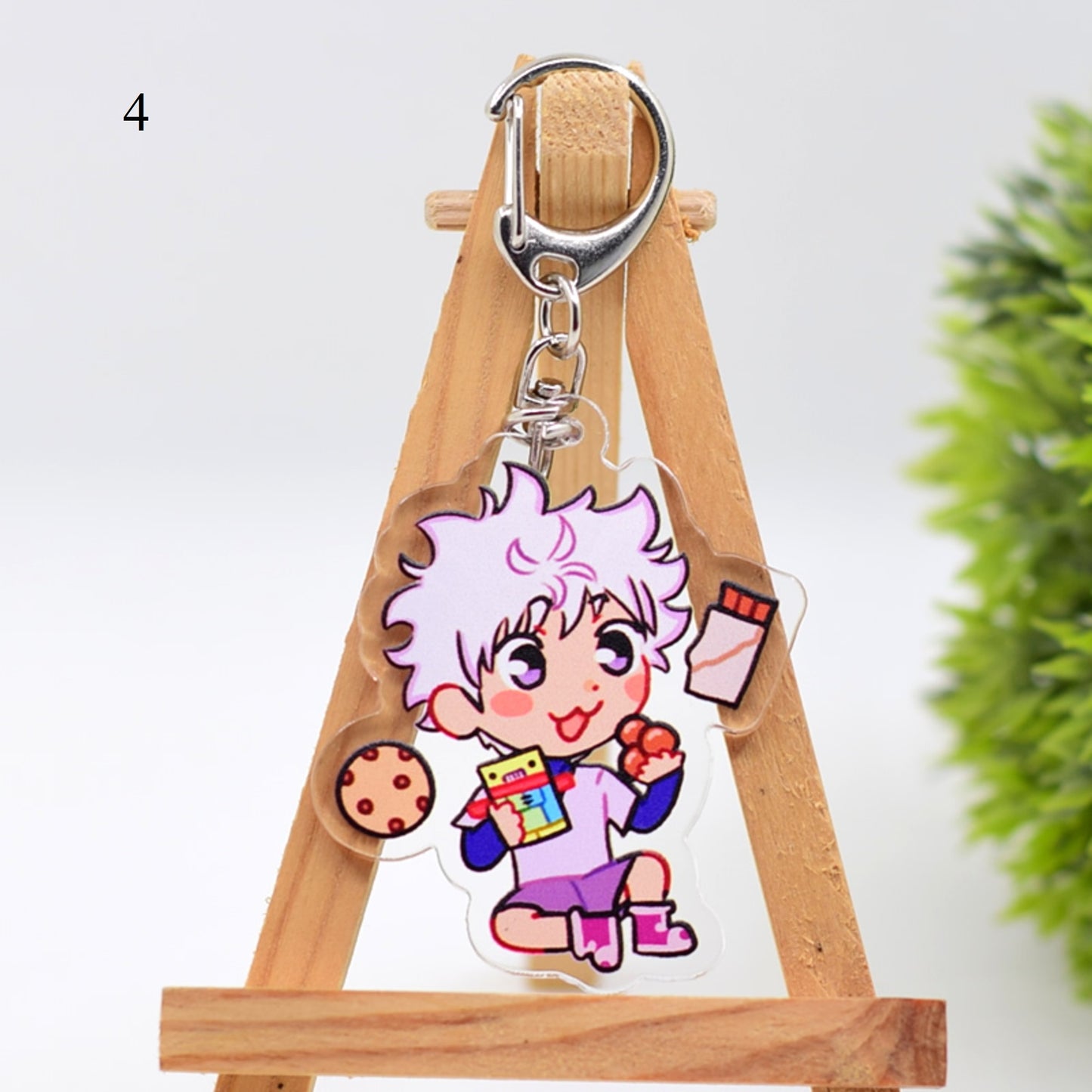 Hunter x Hunter Acrylic Keychains - Anime Merch, Kawaii Keychains, and Hunter License Card Collectibles