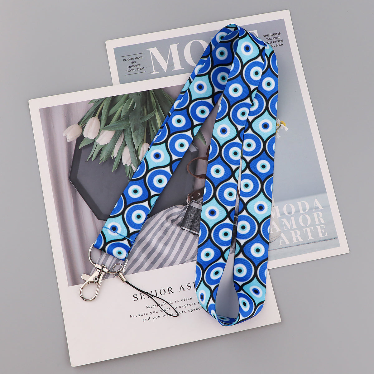 Turkish Evil Eye ID-Card Holder - Phone Strap and Keychain - Cute Pass Holder