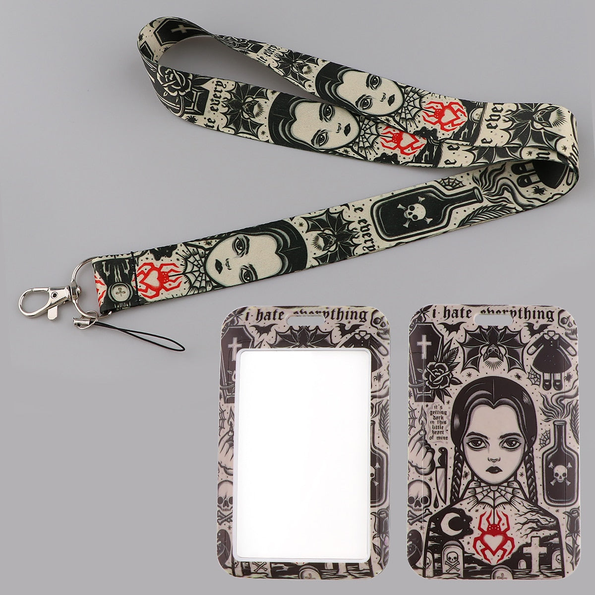 Horror Series Photocard Holder & Keychain | Spooky Anime Merch