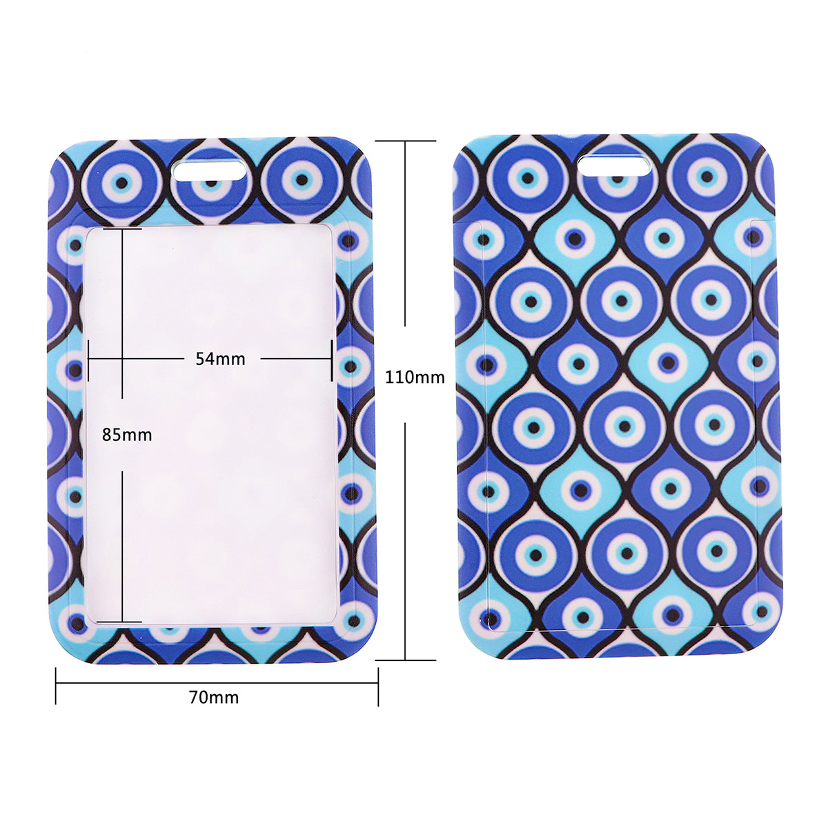 Turkish Evil Eye ID-Card Holder - Phone Strap and Keychain - Cute Pass Holder
