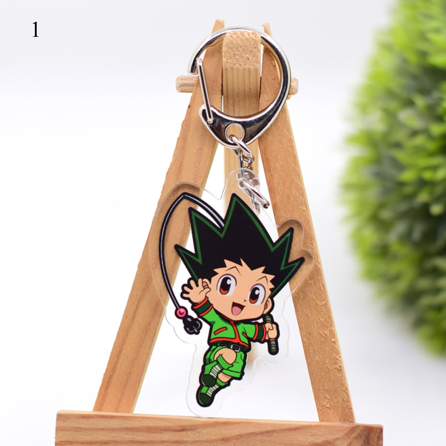 Hunter x Hunter Acrylic Keychains - Anime Merch, Kawaii Keychains, and Hunter License Card Collectibles