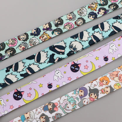 Anime Lanyard Card Holder with Phone Holder and Photocard Holder - Cute Card Holder for ID Cards  - Anime Merch Phone Strap