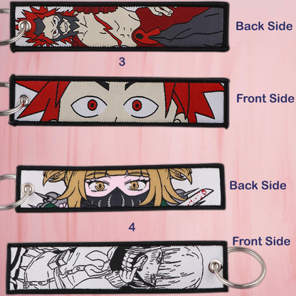 Embroidered - Anime Inspired Keychain