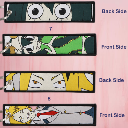 Embroidered - Anime Inspired Keychain