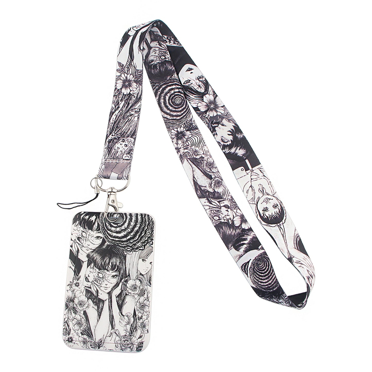 Embrace the Enigma: Unveil Horror-Inspired Elegance with Our Anime Card Holder and Keychain Duo
