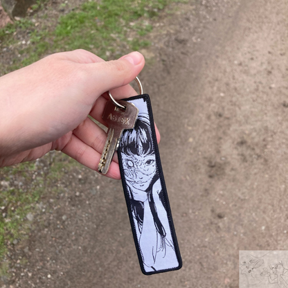 Unleash Your Inner Otaku with Our Horror-Inspired Anime Jet Tag Keychain!