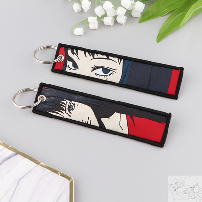 Unleash Your Inner Otaku with Our Horror-Inspired Anime Jet Tag Keychain!