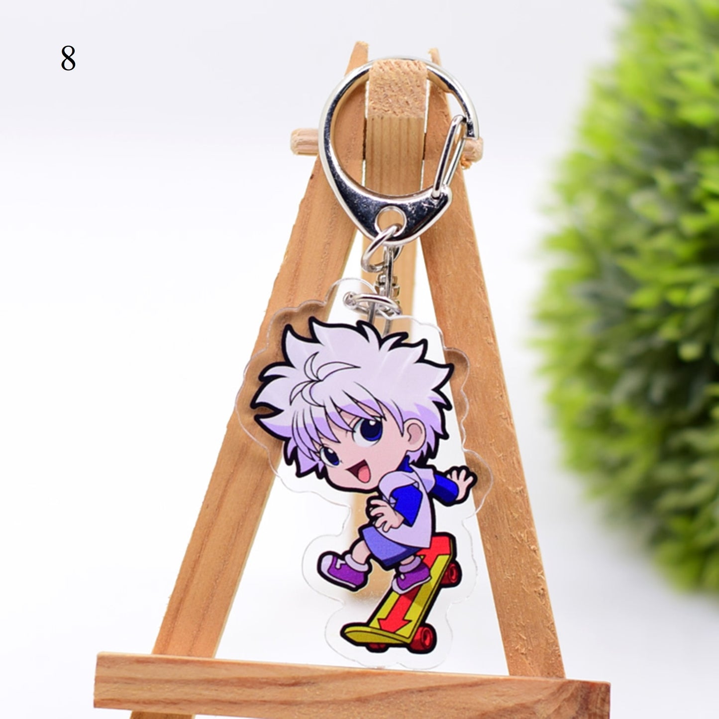 Hunter x Hunter Acrylic Keychains - Anime Merch, Kawaii Keychains, and Hunter License Card Collectibles