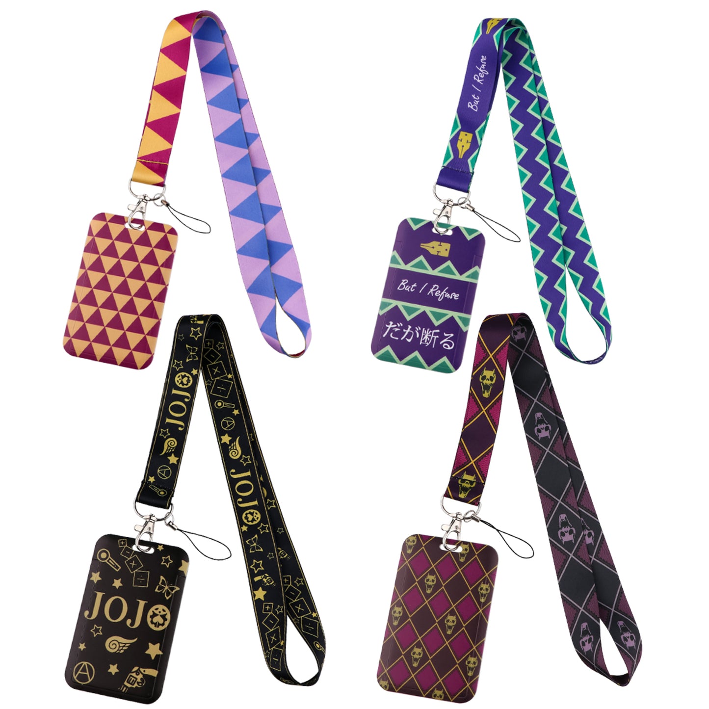 Anime-Inspired Photocard Holder and Phone Strap: Stylish and Functional Accessory for Your Cards and Phone, Anime Themed Cute Lanyard