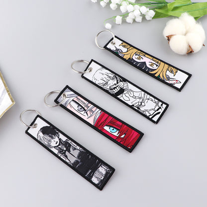 Embroidered - Anime Inspired Keychain