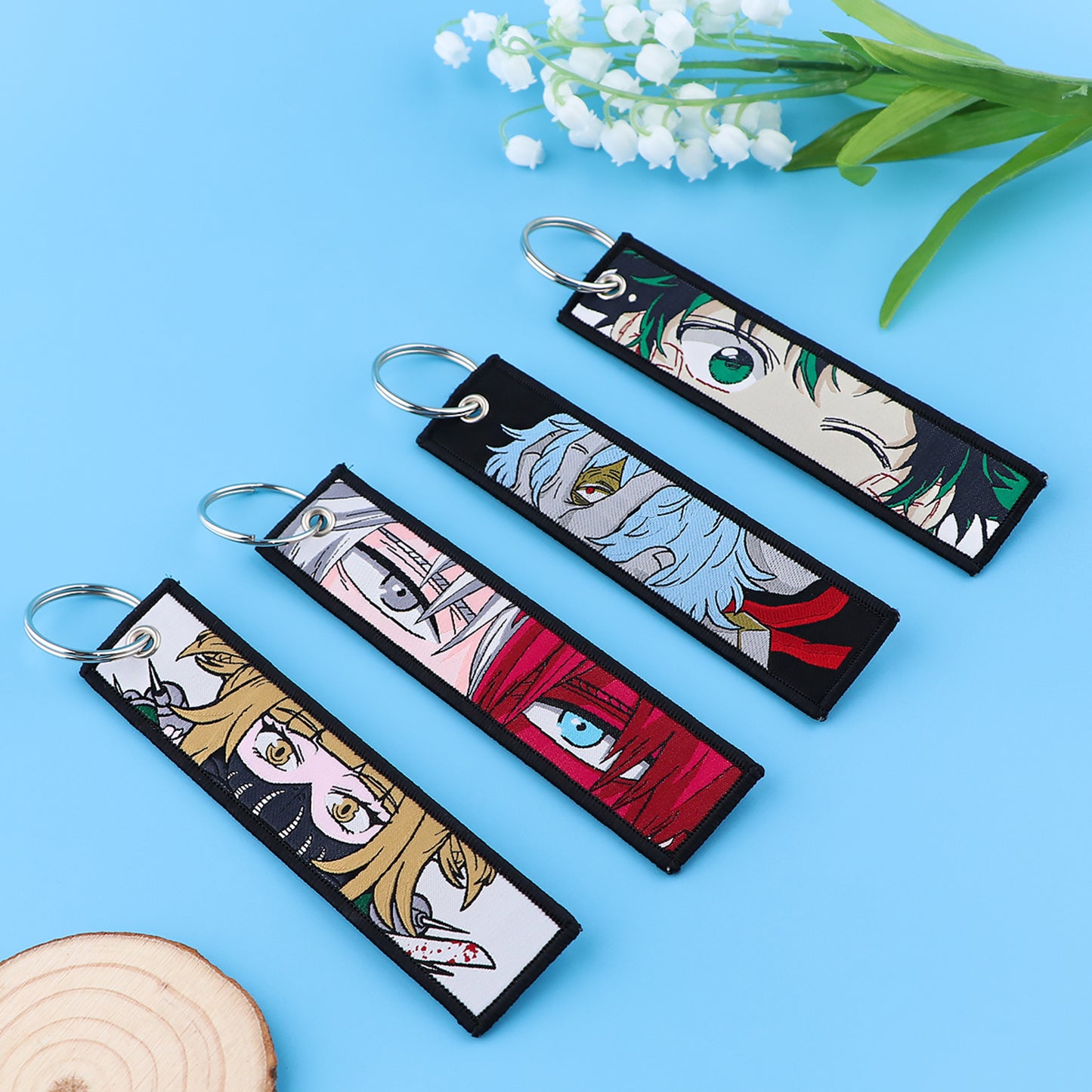 Embroidered - Anime Inspired Keychain