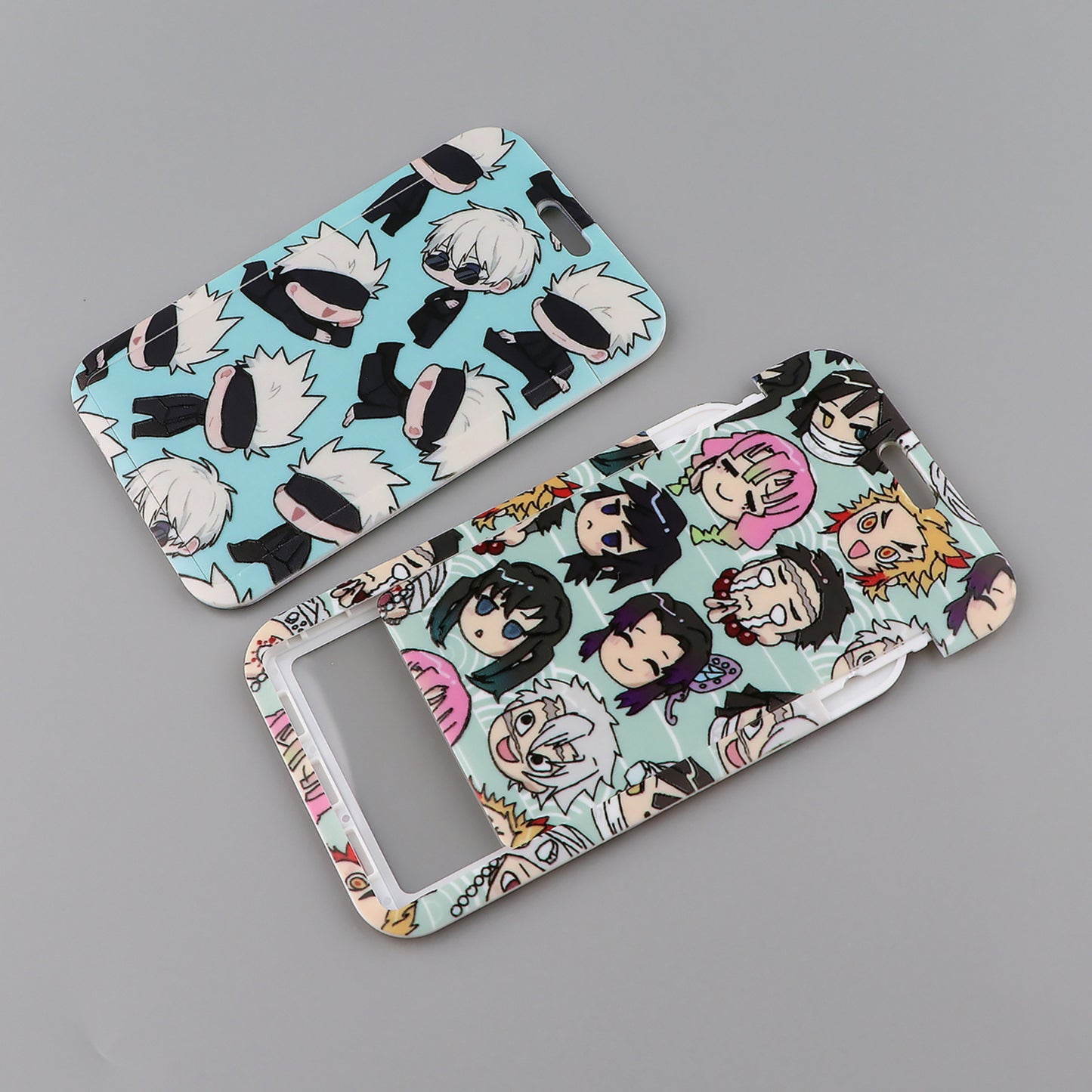 Anime Lanyard Card Holder with Phone Holder and Photocard Holder - Cute Card Holder for ID Cards  - Anime Merch Phone Strap