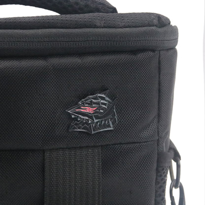 Dark Warrior Armor Enamel Pin – Fierce Eye & Beast Helmet Design
