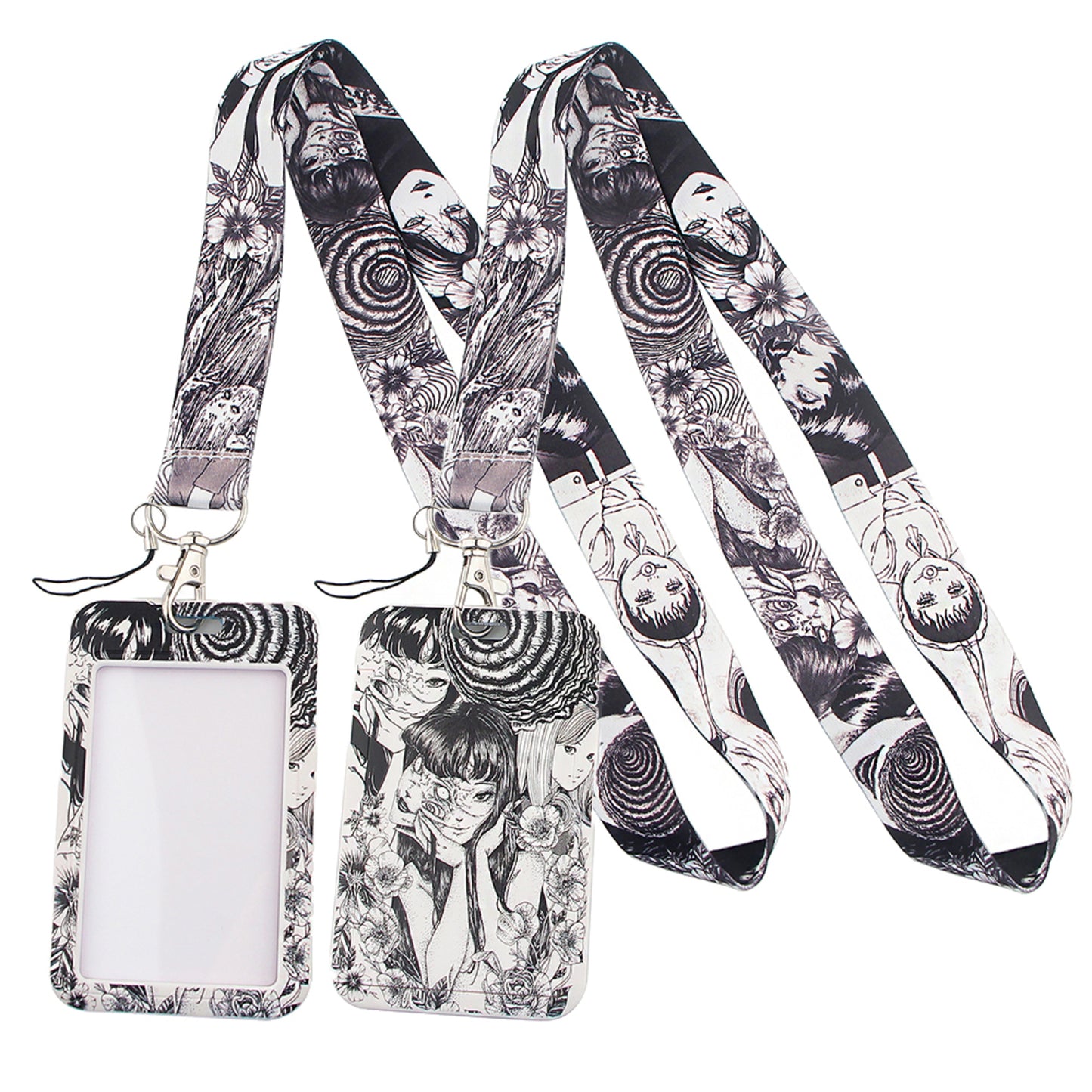 Embrace the Enigma: Unveil Horror-Inspired Elegance with Our Anime Card Holder and Keychain Duo