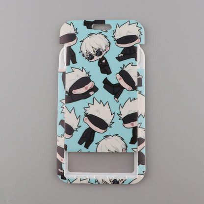 Anime Lanyard Card Holder with Phone Holder and Photocard Holder - Cute Card Holder for ID Cards  - Anime Merch Phone Strap