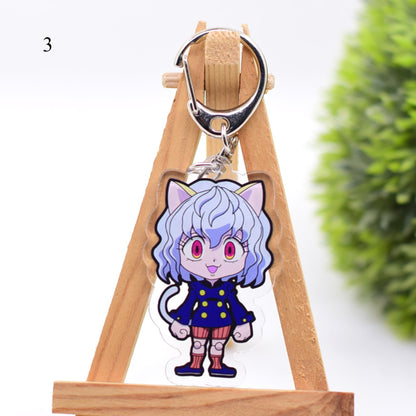 Hunter x Hunter Acrylic Keychains - Anime Merch, Kawaii Keychains, and Hunter License Card Collectibles