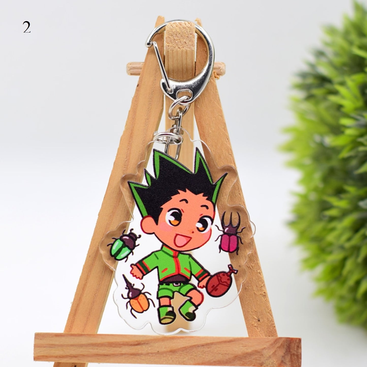 Hunter x Hunter Acrylic Keychains - Anime Merch, Kawaii Keychains, and Hunter License Card Collectibles