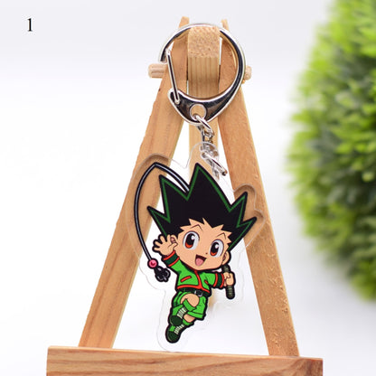 Hunter x Hunter Acrylic Keychains - Anime Merch, Kawaii Keychains, and Hunter License Card Collectibles